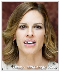 Hilary Swank hairstyles