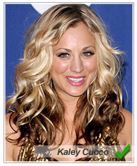 Kaley Cuoco hairstyles