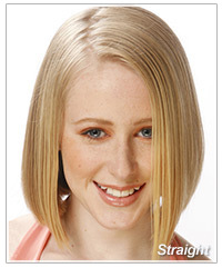 Straight bob hairstyle
