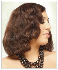 Model with mid-length retro waves