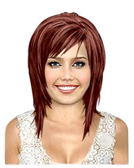 Medium Dark Red Hair Color