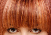 How to style blunt cut bangs side small