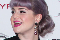 Kelly osbourne hairstyle fail for triangle face shapes side