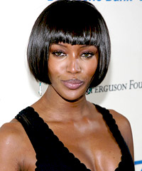 Naomi Campbell hairstyles