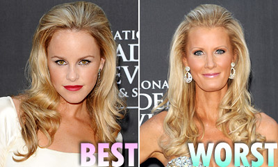 Julie Berman and Sandra Lee hairstyles