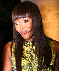 Naomi Campbell hairstyles