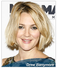 Drew Barrymore hairstyles