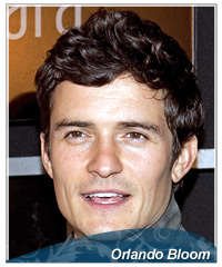 Orlando Bloom hairstyles