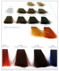 Hair color chart