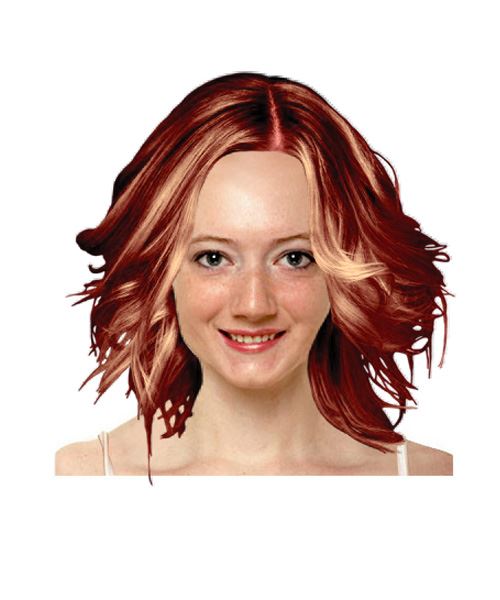 Highlights for red hair