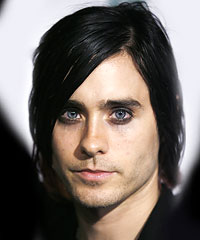 jared leto black hair