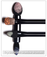 Eye shadow brushes