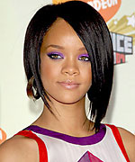 Rihanna concave hairstyle