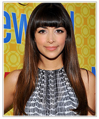 Hannah Simone hairstyles