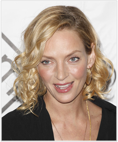 Uma Thurman hairstyles