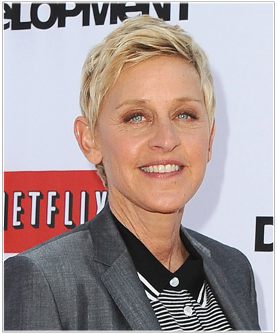 Ellen Degeneres hairstyles