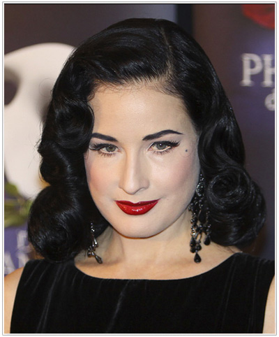 Dita Von Teese hairstyle