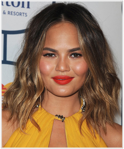 Christine Teigen hairstyles