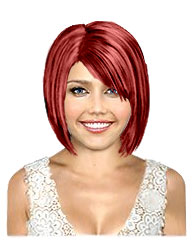 Ruby red bob