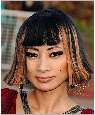 Bai Ling Medium Straight Hairstyle