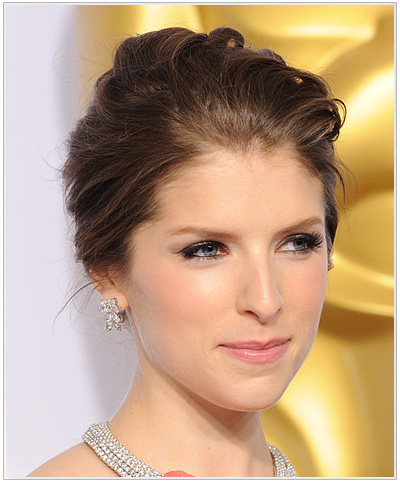 Anna Kendrick Formal Updo from the Academy Awards 2015.