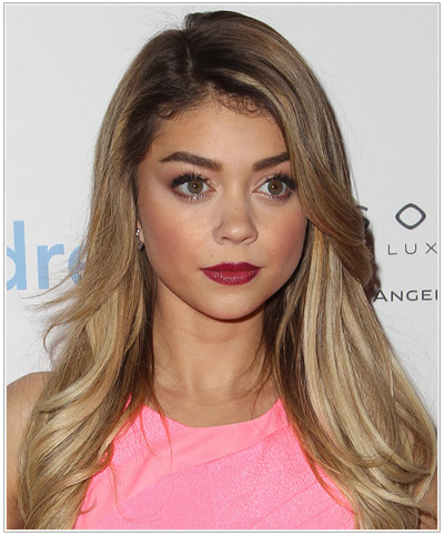 Sarah Hyland’s Hairstyles For Heart Faces | TheHairStyler.com