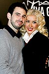 Christina Aguilera and Jordan Bratman Hairstyles