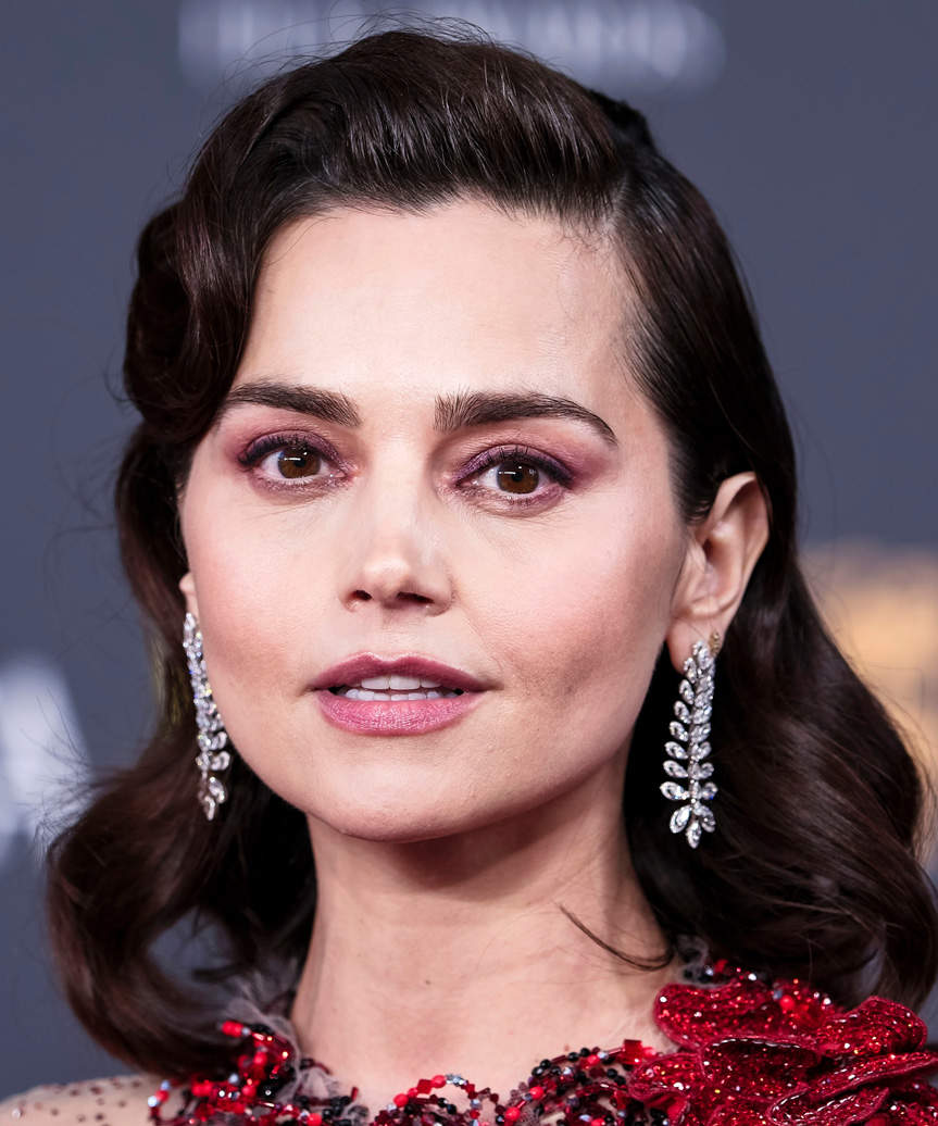 Jenna Coleman Hairstyle With Soft Waves - 2026 BAFTAs Awards