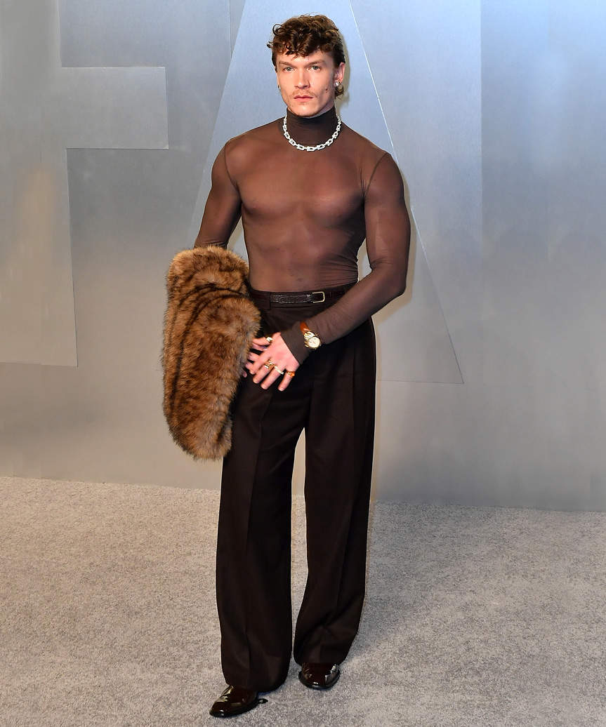 Connor Storrie Hairstyle - 2026 Oscars