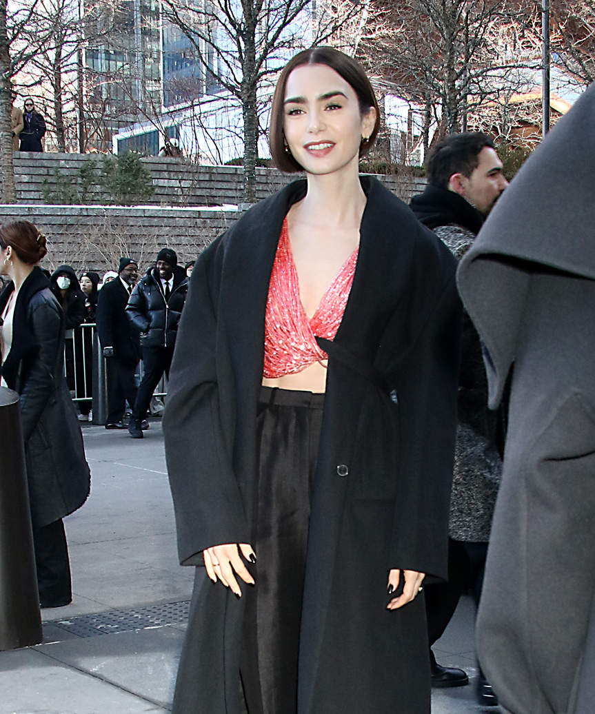 Lily Collins - New York fashion week 2026