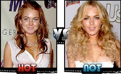 Lindsay Lohan hairstyles