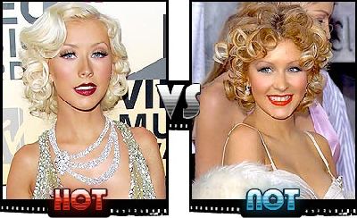 Christina Aguilera hairstyles