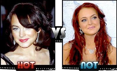 Lindsay Lohan hairstyles