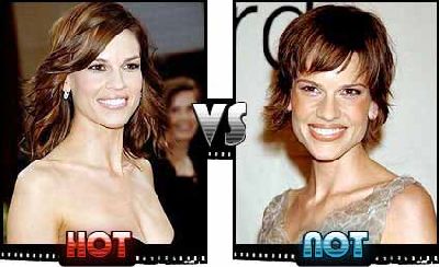 Hilary Swank hairstyles