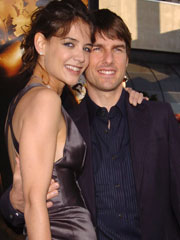 Katie Holmes and Tom Cruise hairstyles