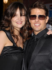 Katie Holmes and Tom Cruise hairstyles