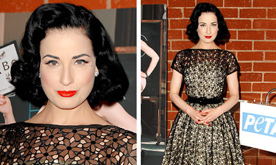 Dita Von Teese hairstyles