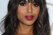 Kerry washington hairstyle and makeup for black tie events side